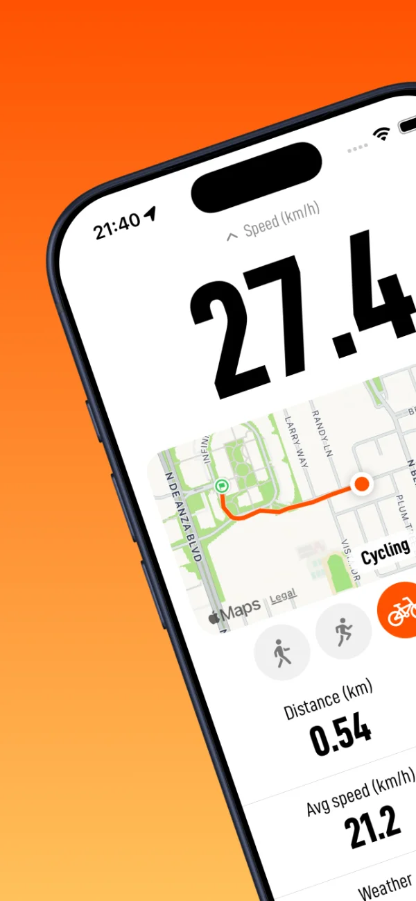 Trekka for iOS – activity overview