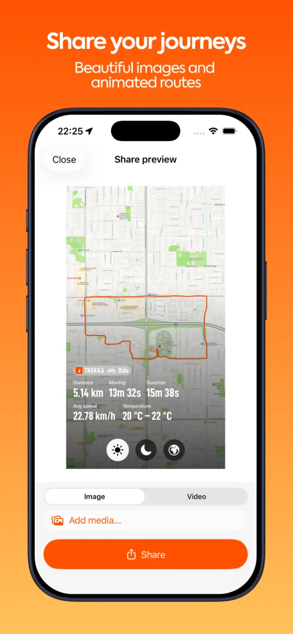 Trekka for iOS – journey sharing